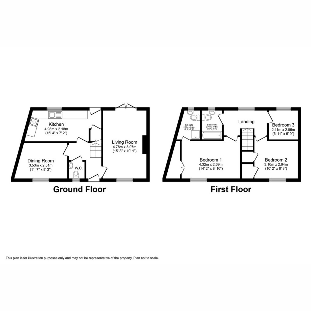 Floorplans For Dale Grove, Leyburn, DL8 5