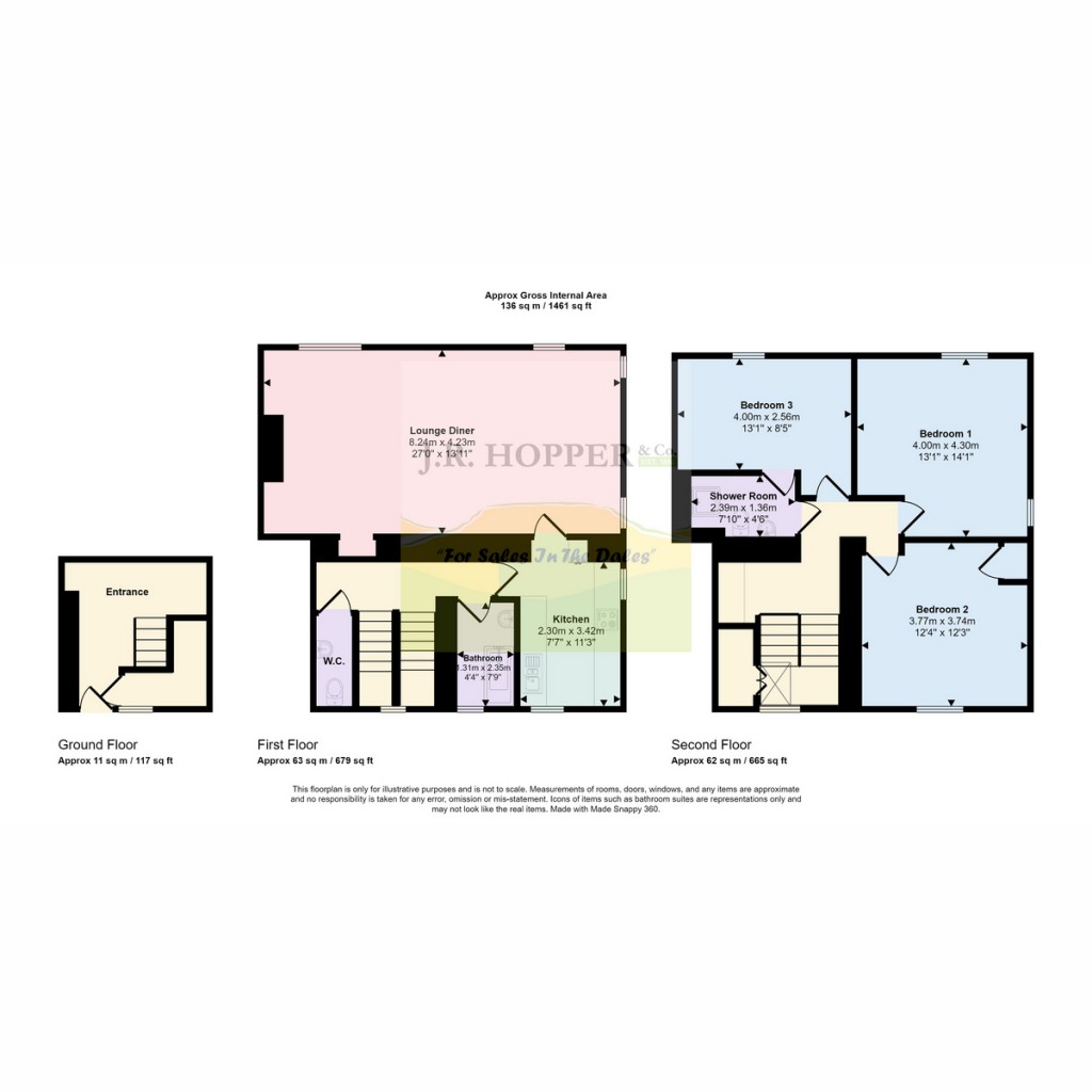Floorplans For Alpine Terrace, Reeth, DL11 6