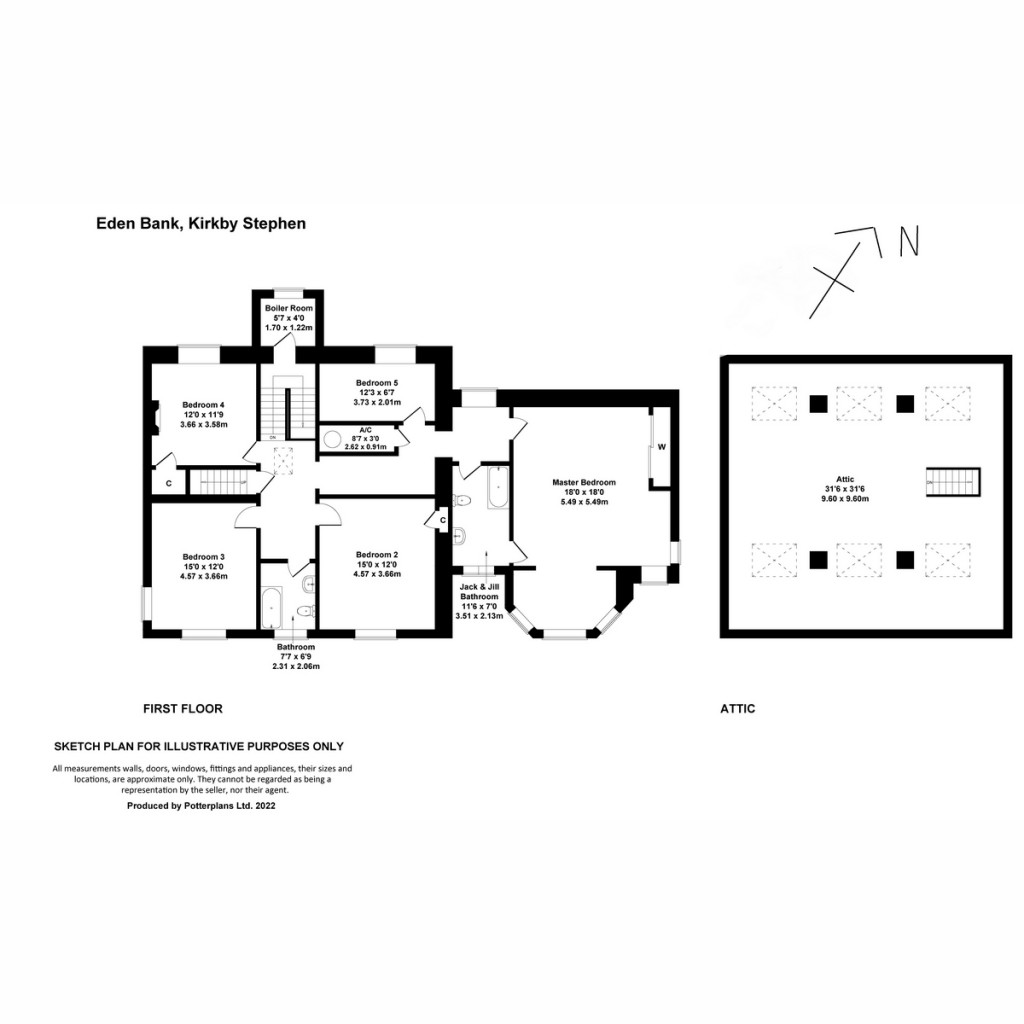 Floorplans For Kirkby Stephen, Cumbria, CA17 4