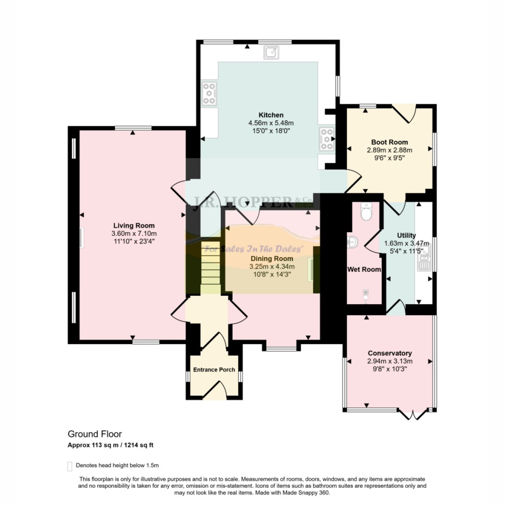 Floorplans For Bank Top Farm Constable Burton, Leyburn DL8 5LN