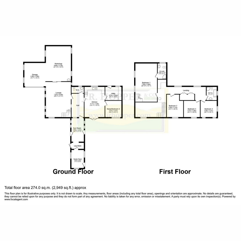 Floorplans For Winton, Kirkby Stephen, CA17 4
