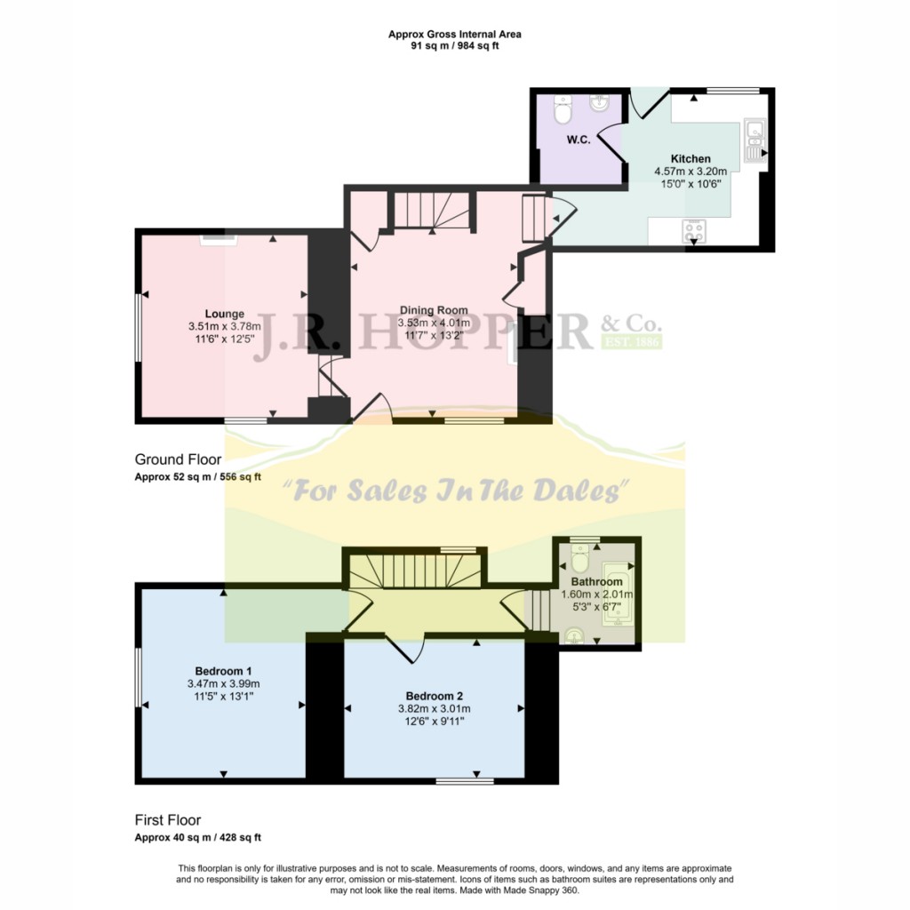 Floorplans For West Witton, Leyburn, DL8 4
