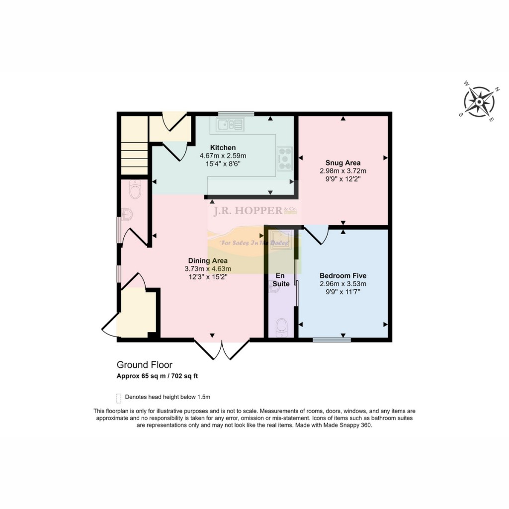 Floorplans For Fenham Barn Soulby, Kirkby Stephen CA17 4PJ