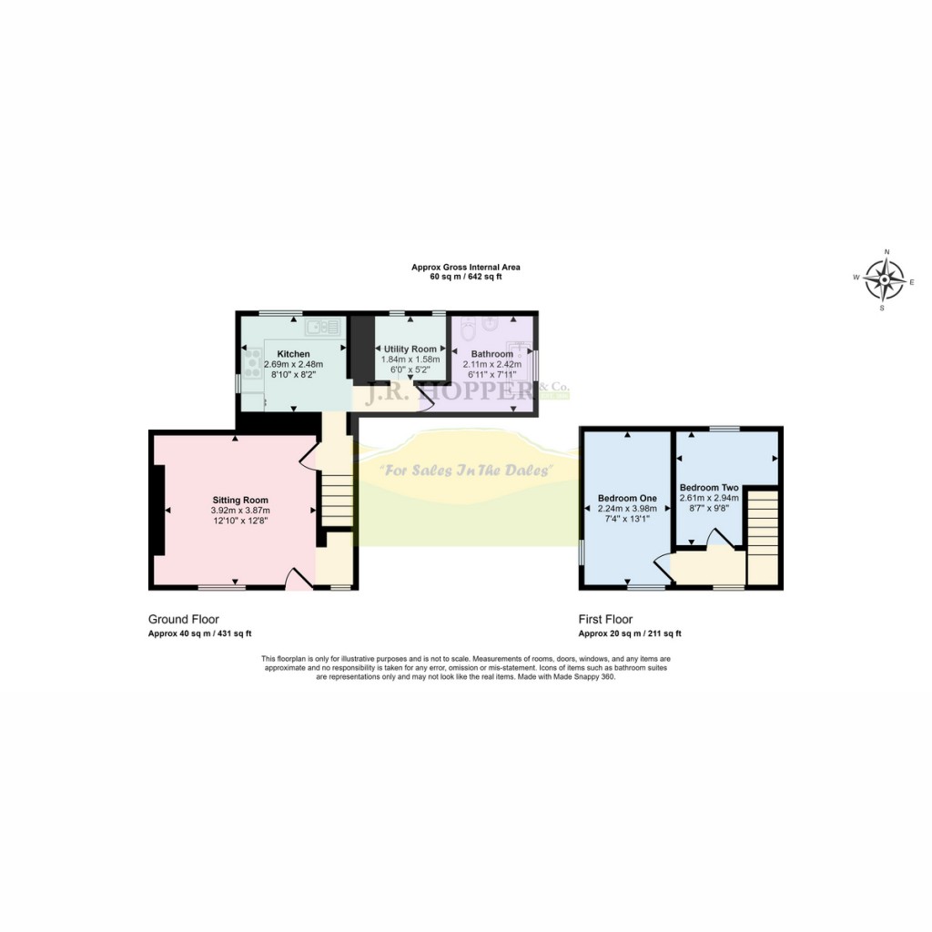 Floorplans For The Faulds, Sedbusk Hawes, DL8 3