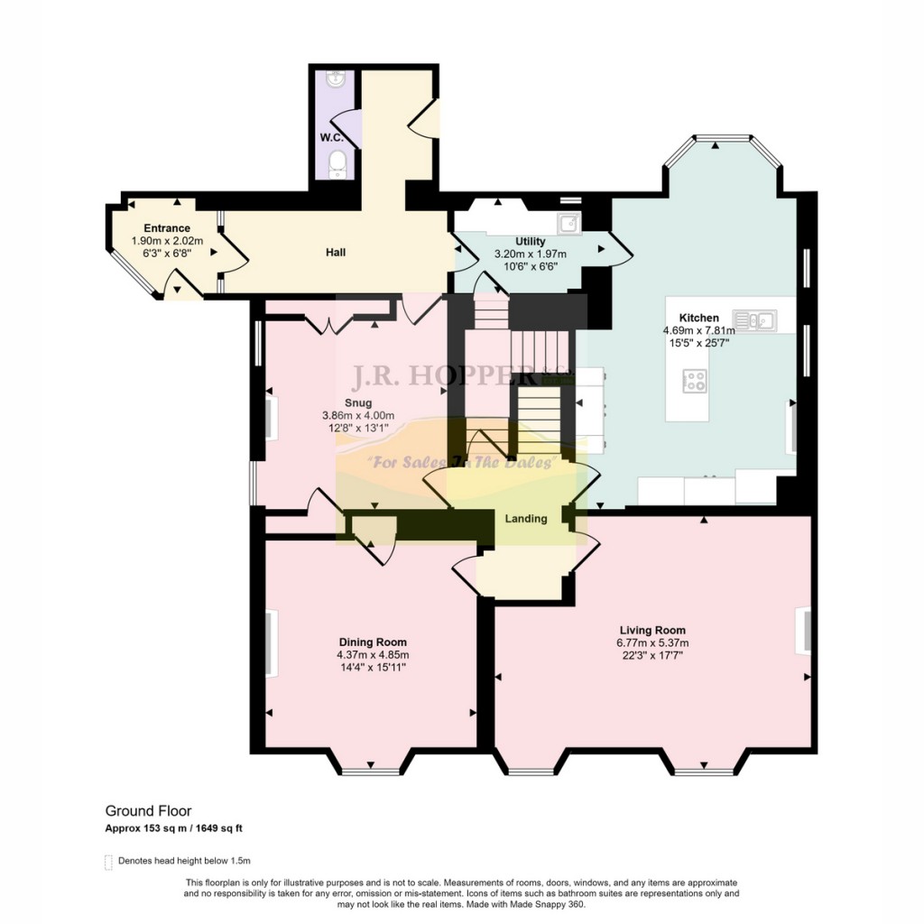 Floorplans For Coldbeck House Ravenstonedale, Kirkby Stephen CA17 4LW