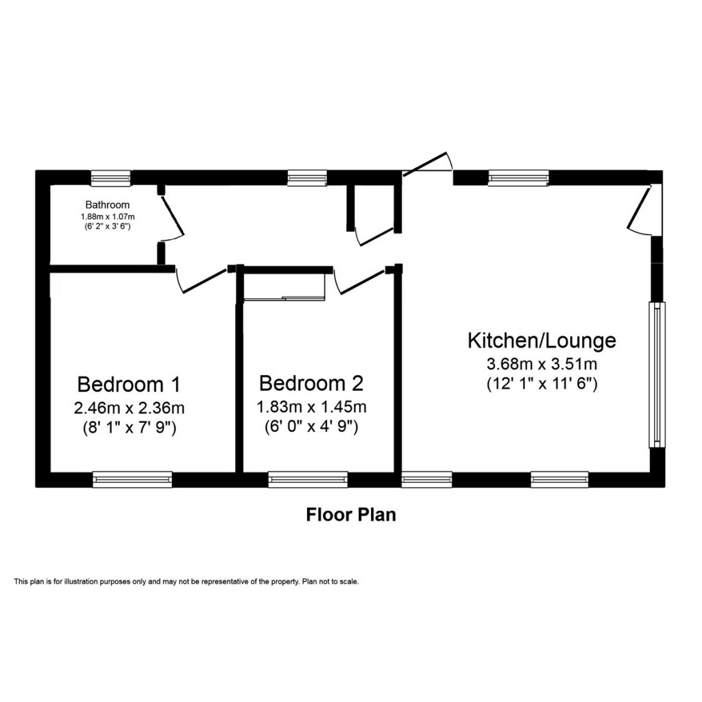 Floorplans For Leyburn Caravan Park, Leyburn, DL8 5