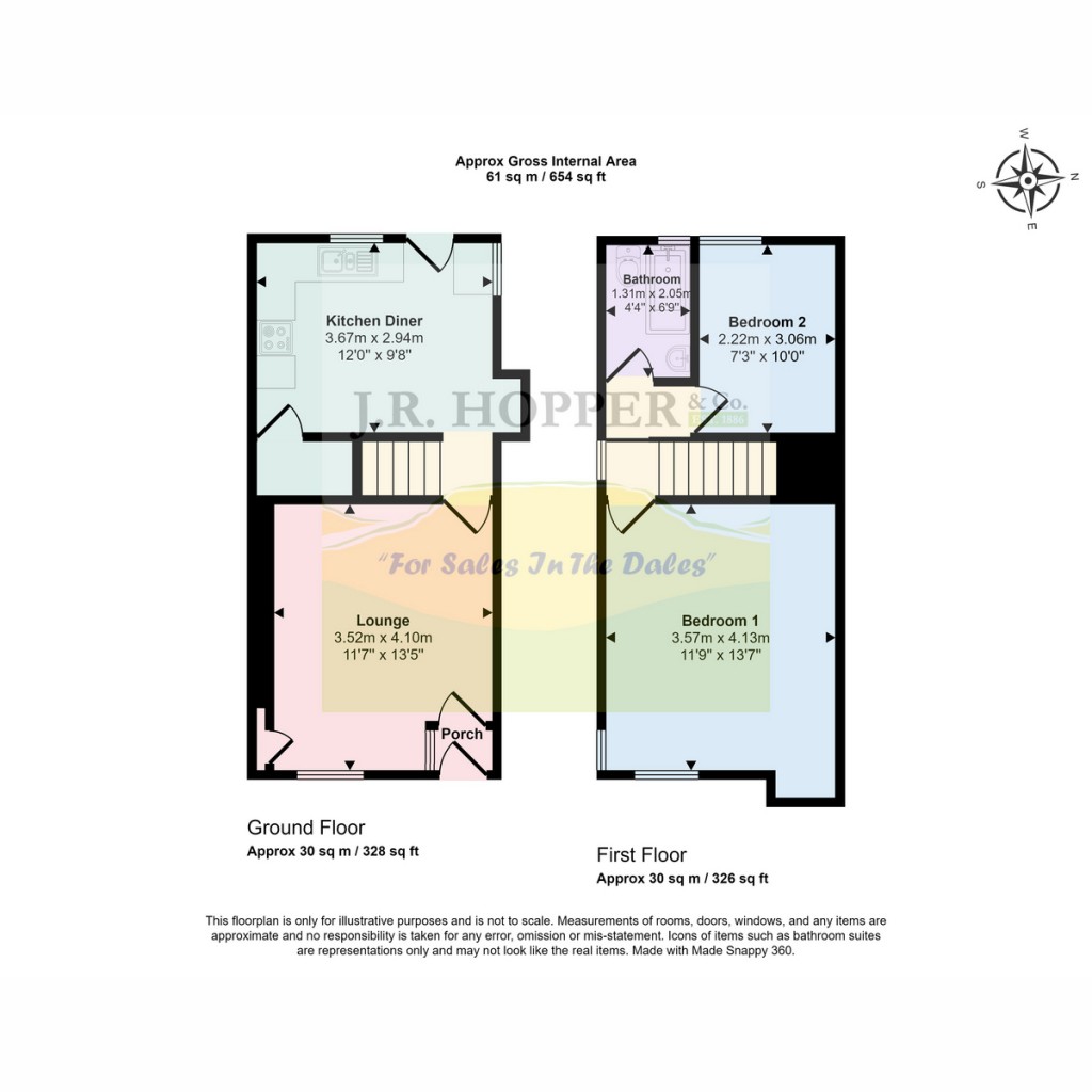 Floorplans For High Street, Kirkby Stephen, CA17 4