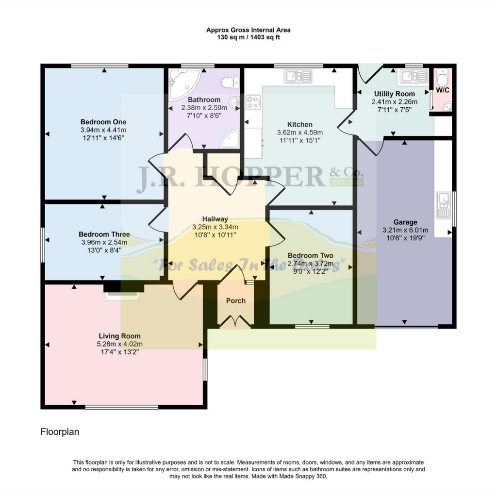 Floorplans For 6 Manor Court, Kirkby Stephen