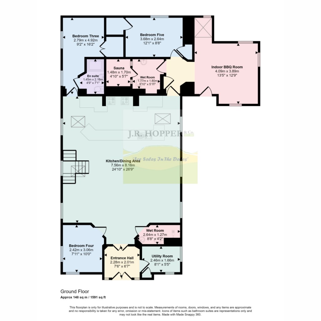 Floorplans For Kaber Chapel Kaber, Kirkby Stephen CA17 4EF