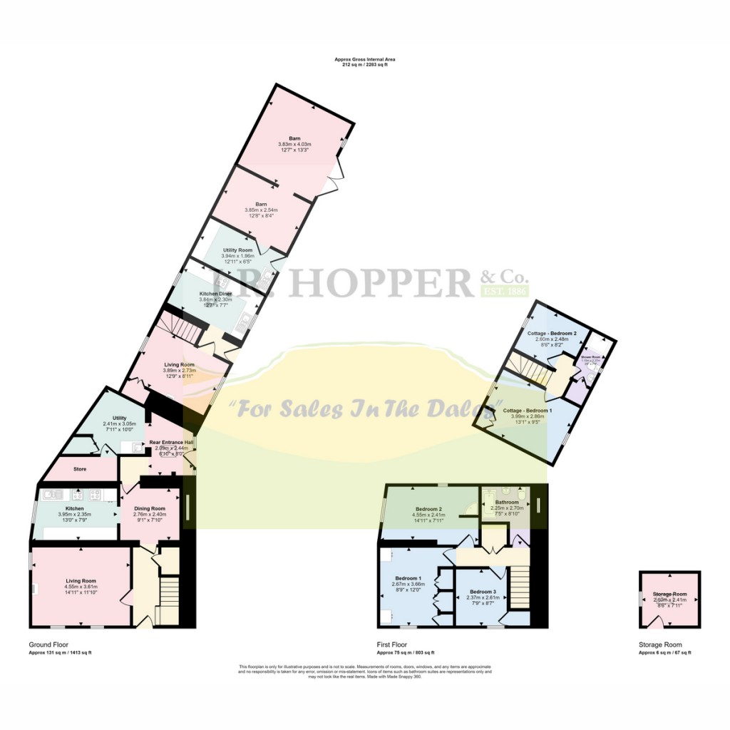 Floorplans For Mellwood Winton, Kirkby Stephen CA17 4HS