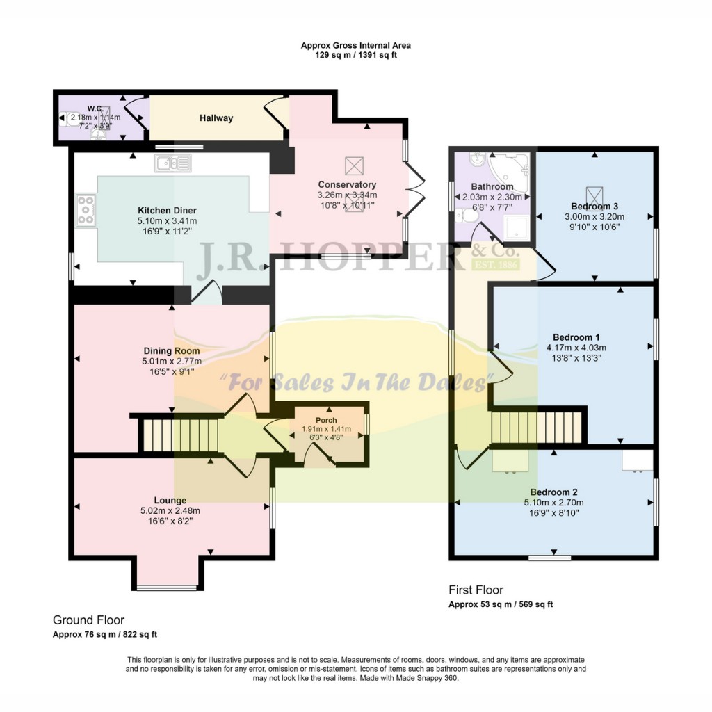 Floorplans For Allendale Hartley, Hartley CA17 4JJ
