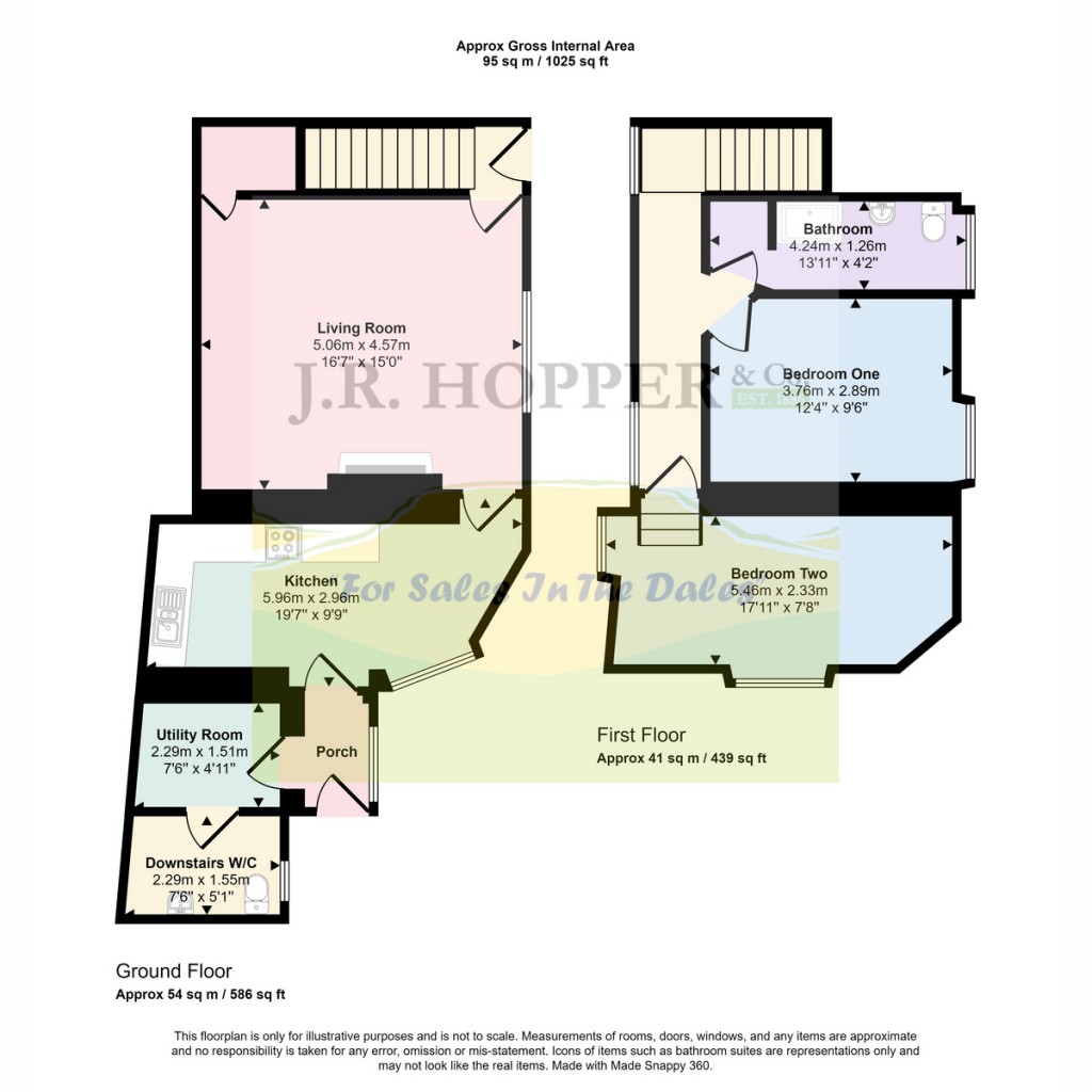 Floorplans For Winville Mews, Askrigg Leyburn, DL8 3