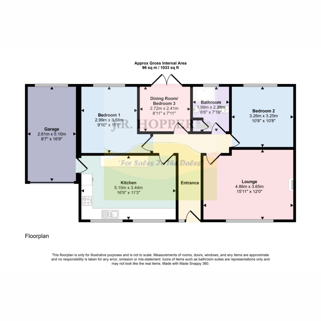 Floorplans For Dale Grove, Leyburn, DL8 5