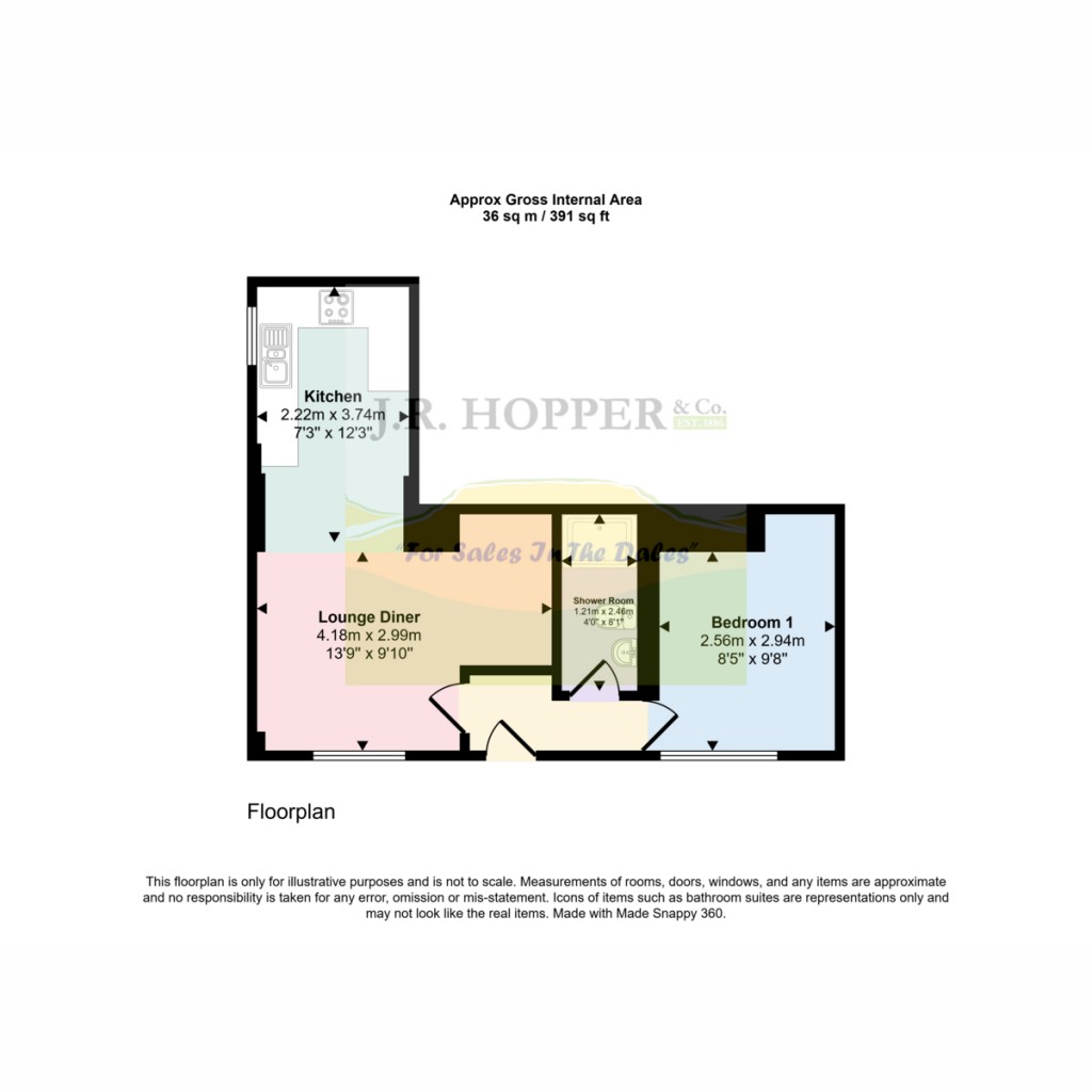 Floorplans For Apt 2, The Old Police Station, High Street, DL8 5