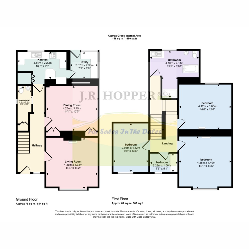 Floorplans For Thistlebout West Burton, Leyburn DL8 4JX