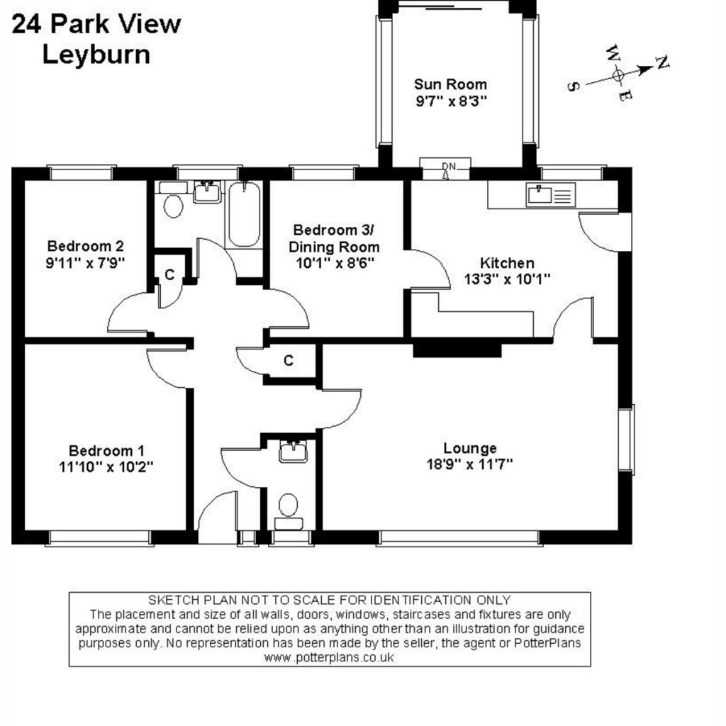 Floorplans For 24 Park View, Leyburn DL8 5HN