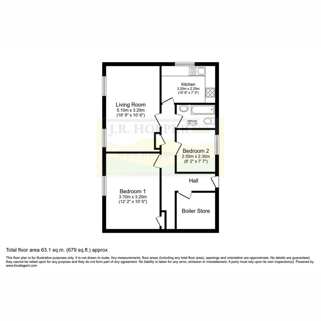 Floorplans For 22 Jasmine Court, Gayle, DL8 3SJ