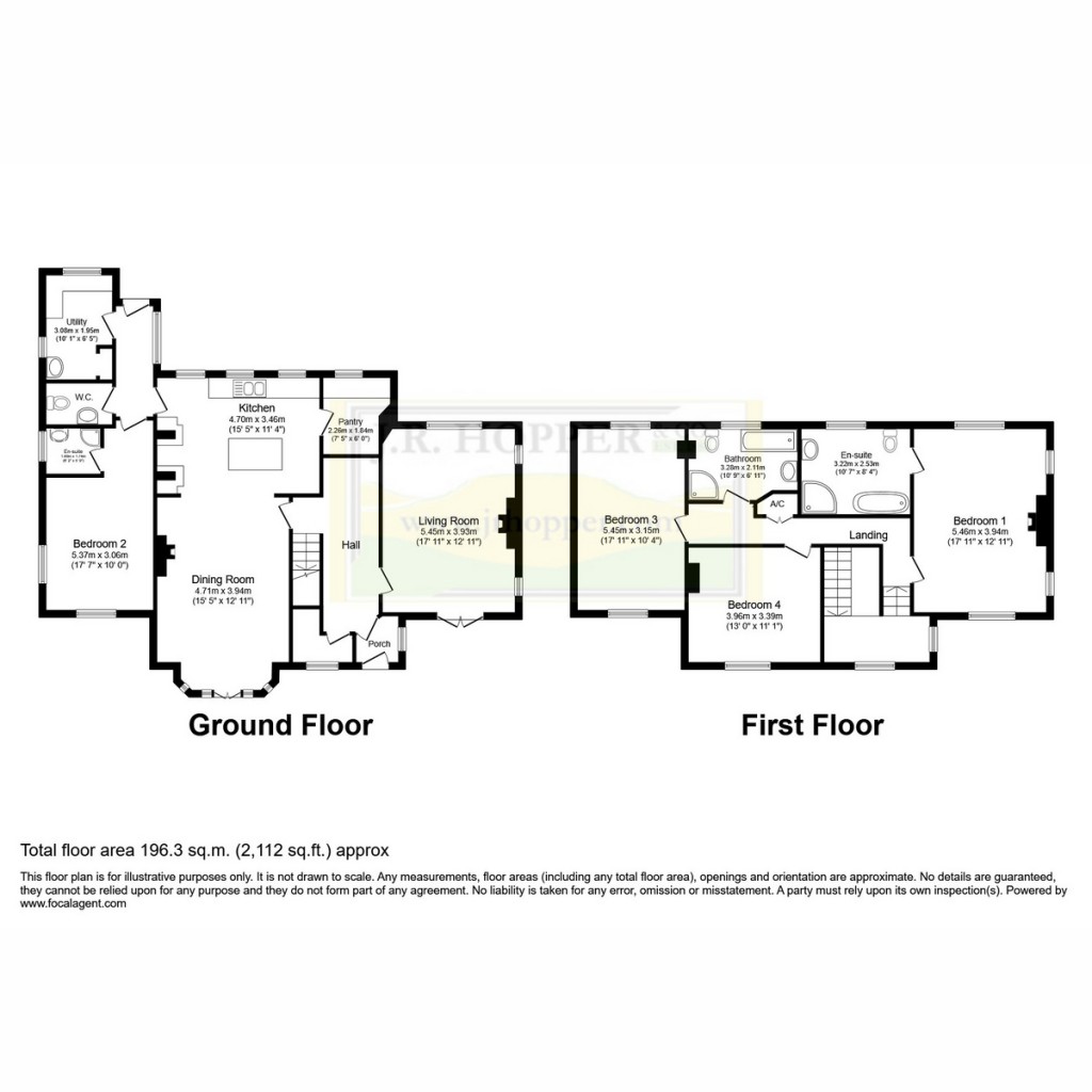 Floorplans For Sharp Hill House Park Lane, Middleham DL8 4QY