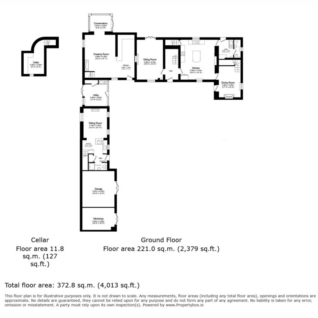 Floorplans For Oak Tree House Farm Main Street, West Witton Leyburn DL8 4LR