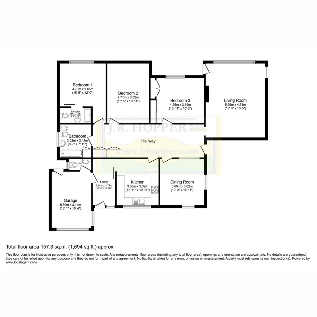 Floorplans For 4 Ellerclose Road, Leyburn