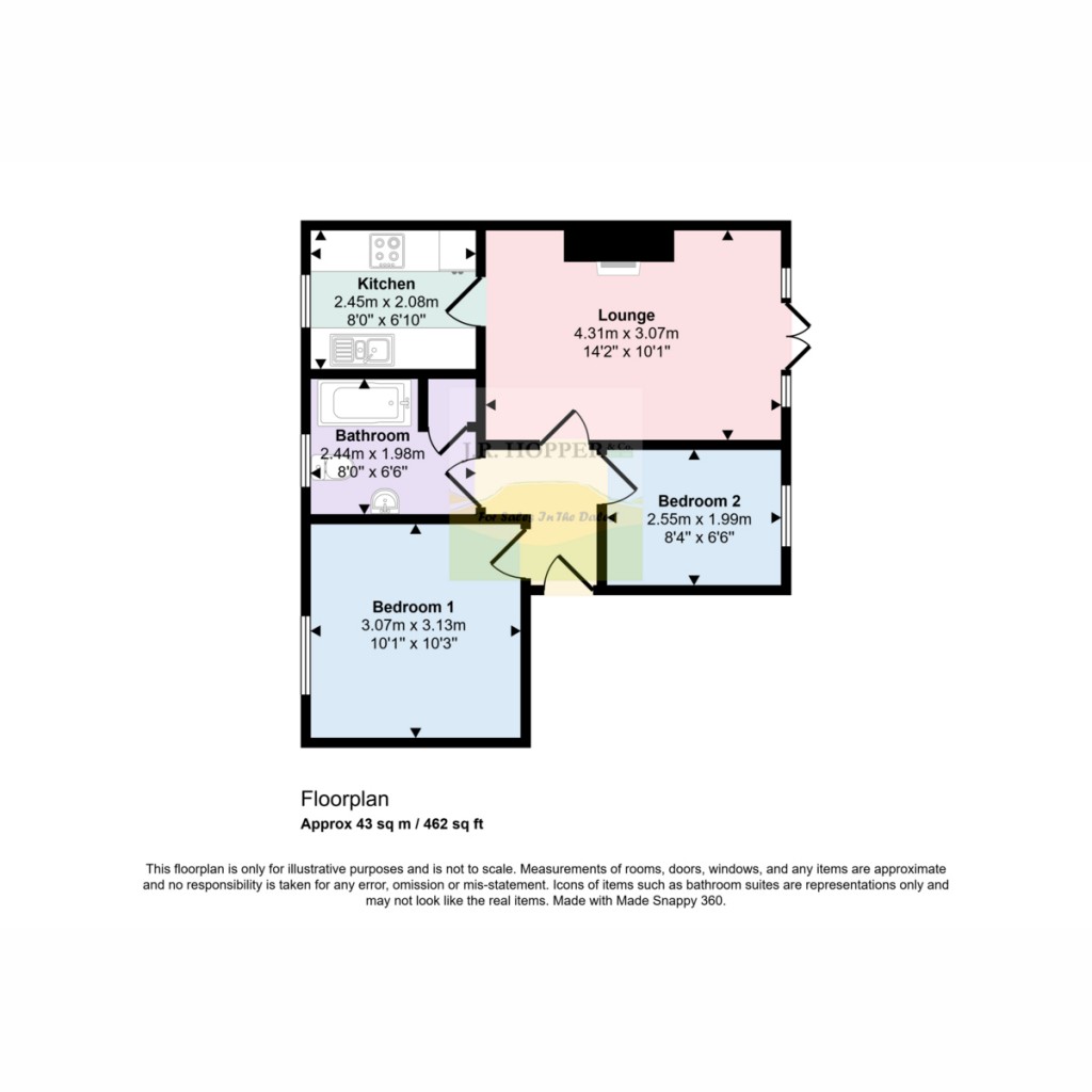 Floorplans For 8 Mellwood, Kirkby Stephen CA17 4SD