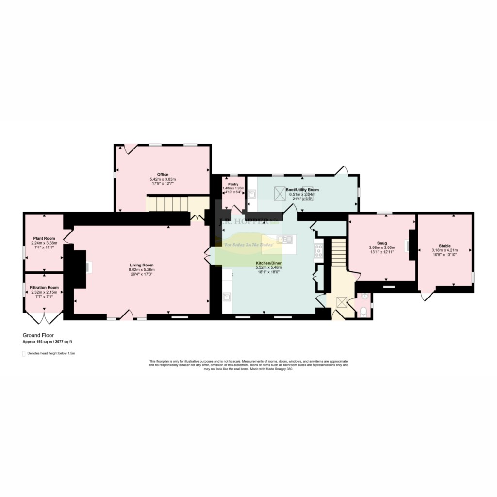 Floorplans For Ravenstonedale, Kirkby Stephen, CA17 4