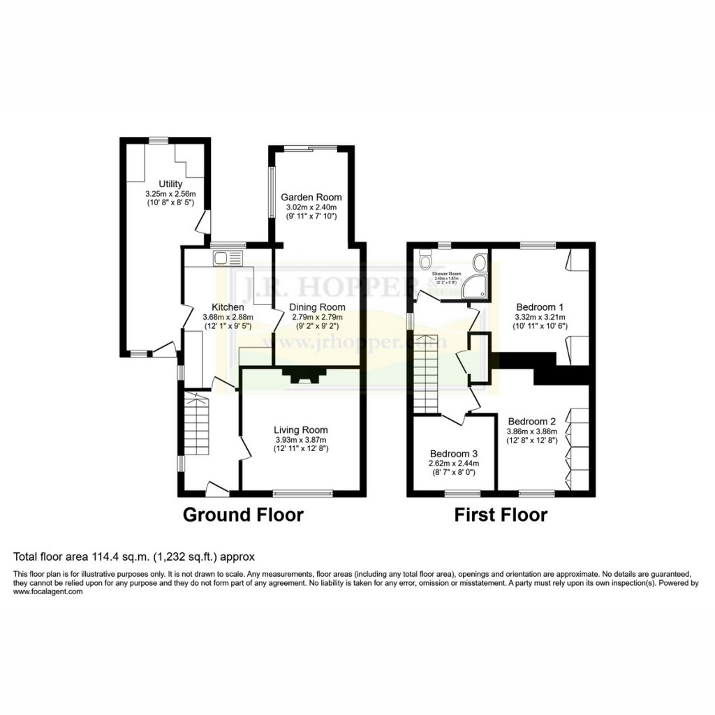Floorplans For Woodside, Leyburn, DL8 5