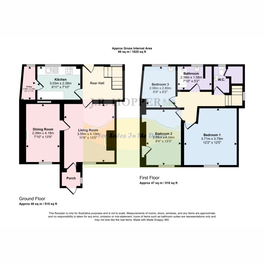 Floorplans For Carlton Leyburn, North Yorkshire, DL8 4