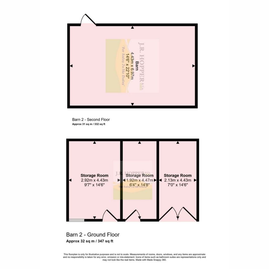 Floorplans For Under The Hill Stalling Busk, Askrigg DL8 3DH