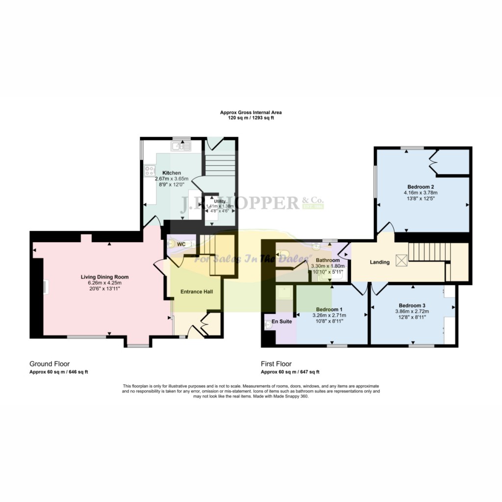 Floorplans For Redmire, Leyburn, DL8 4