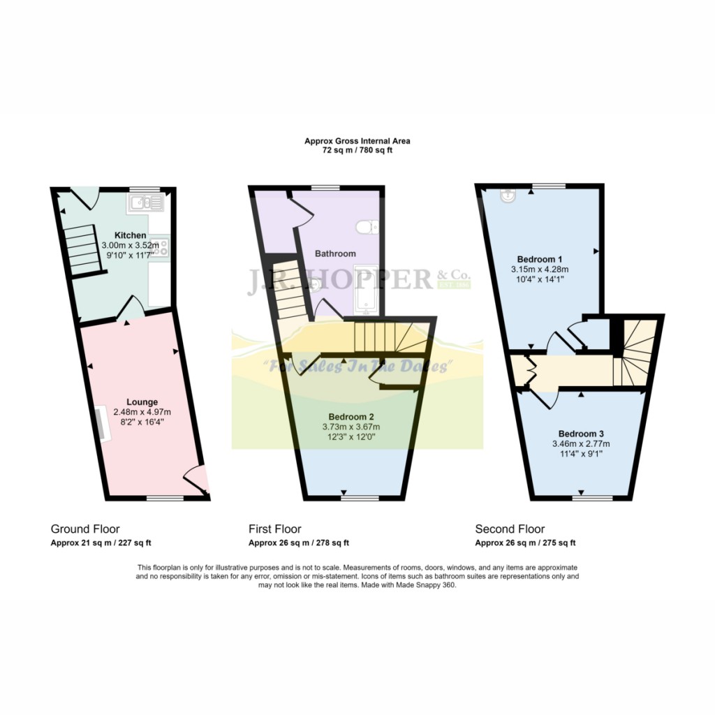 Floorplans For West End Cottage West End, Middleham DL8 4QQ