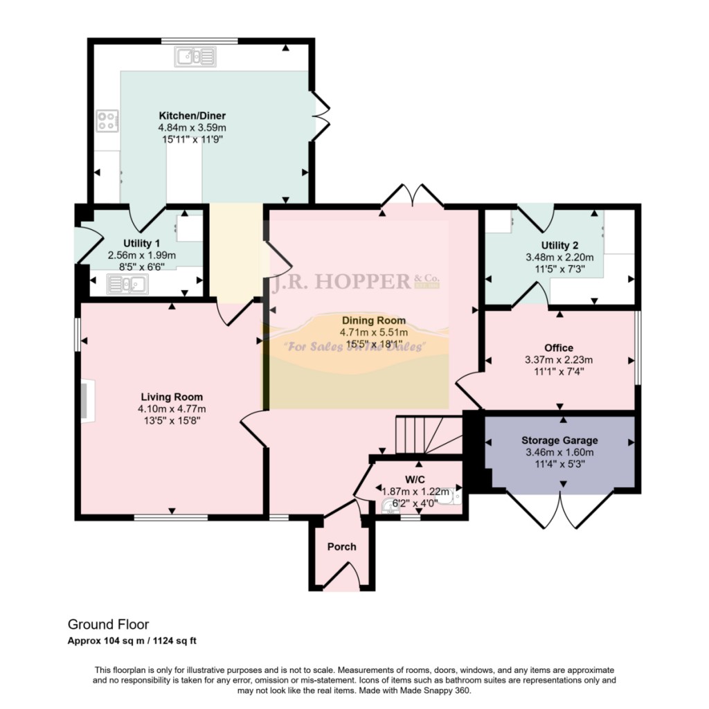 Floorplans For Myrtle Cottage, Winton, CA17 4HS