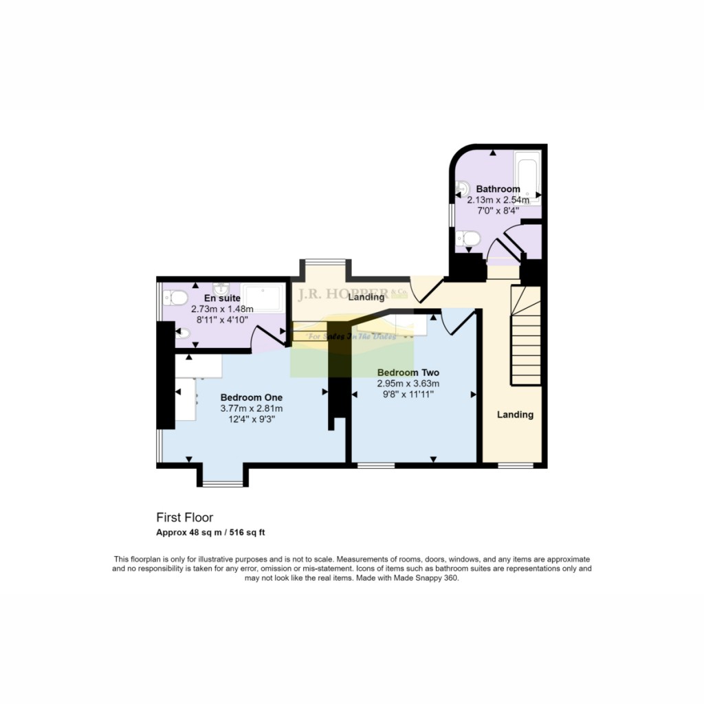Floorplans For Cherkaby Cottage, 23 North Road, Kirkby Stephen