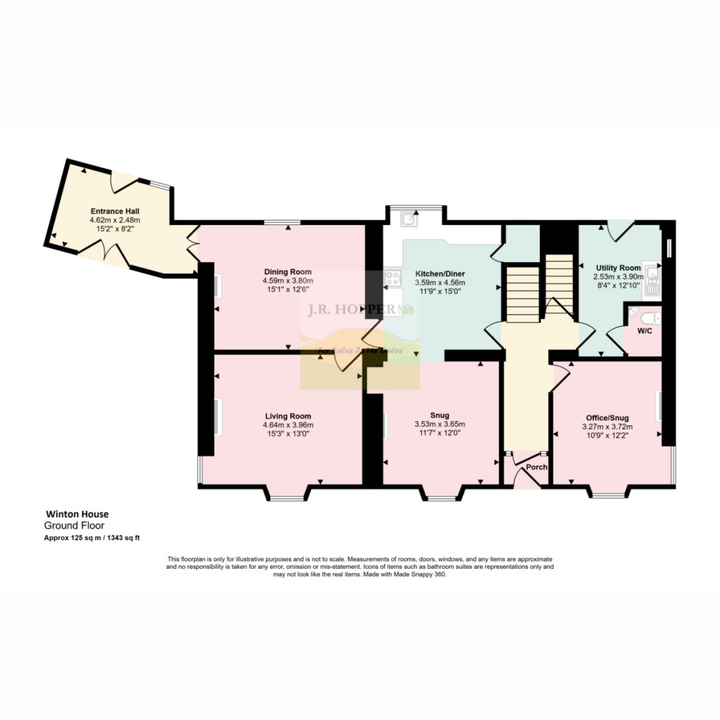 Floorplans For Winton House & Dairy Cottage, Winton