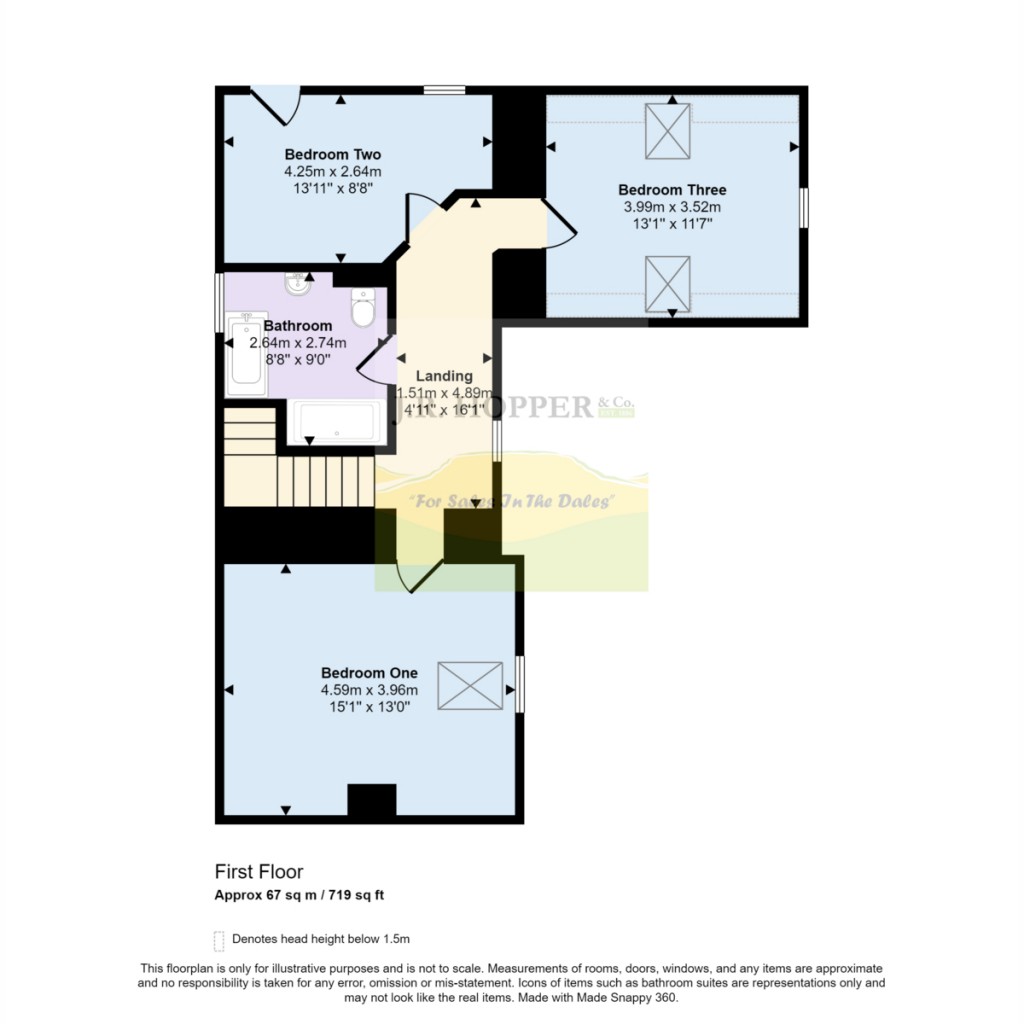 Floorplans For Black Bull Lane, Brough, CA17 4