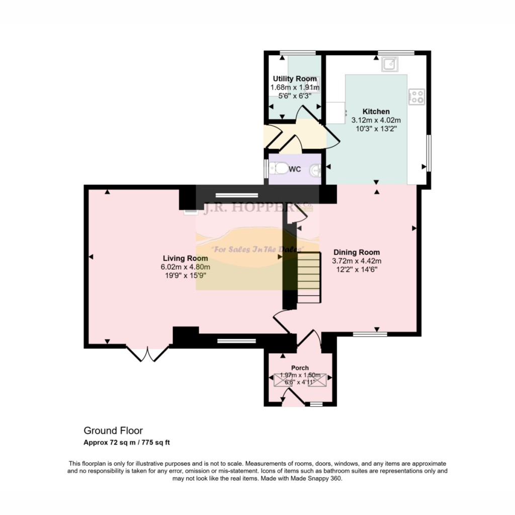 Floorplans For Rosebank Orton Road, Tebay Penrith CA10 3TW