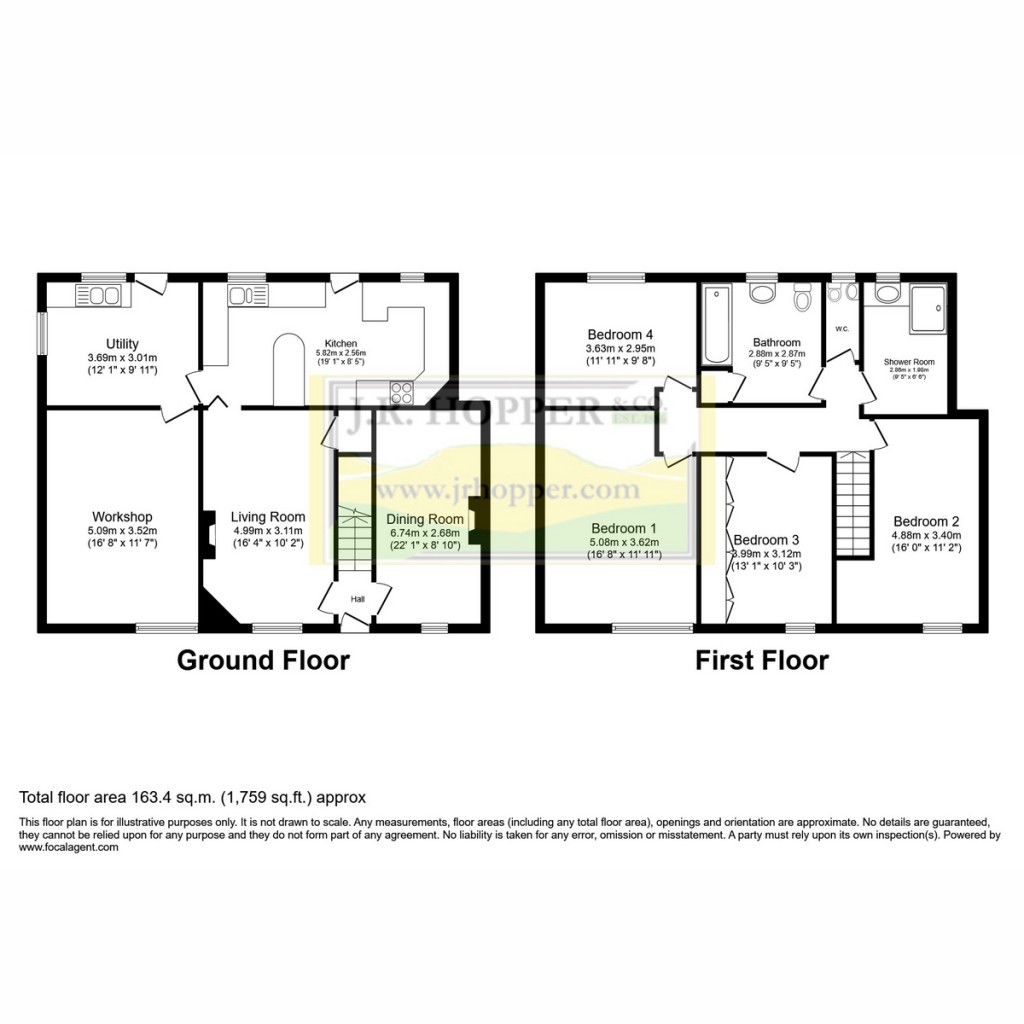 Floorplans For Winton, Kirkby Stephen, CA17 4
