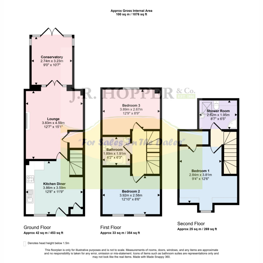 Floorplans For 60 Dale Grove, Leyburn DL8 5GA