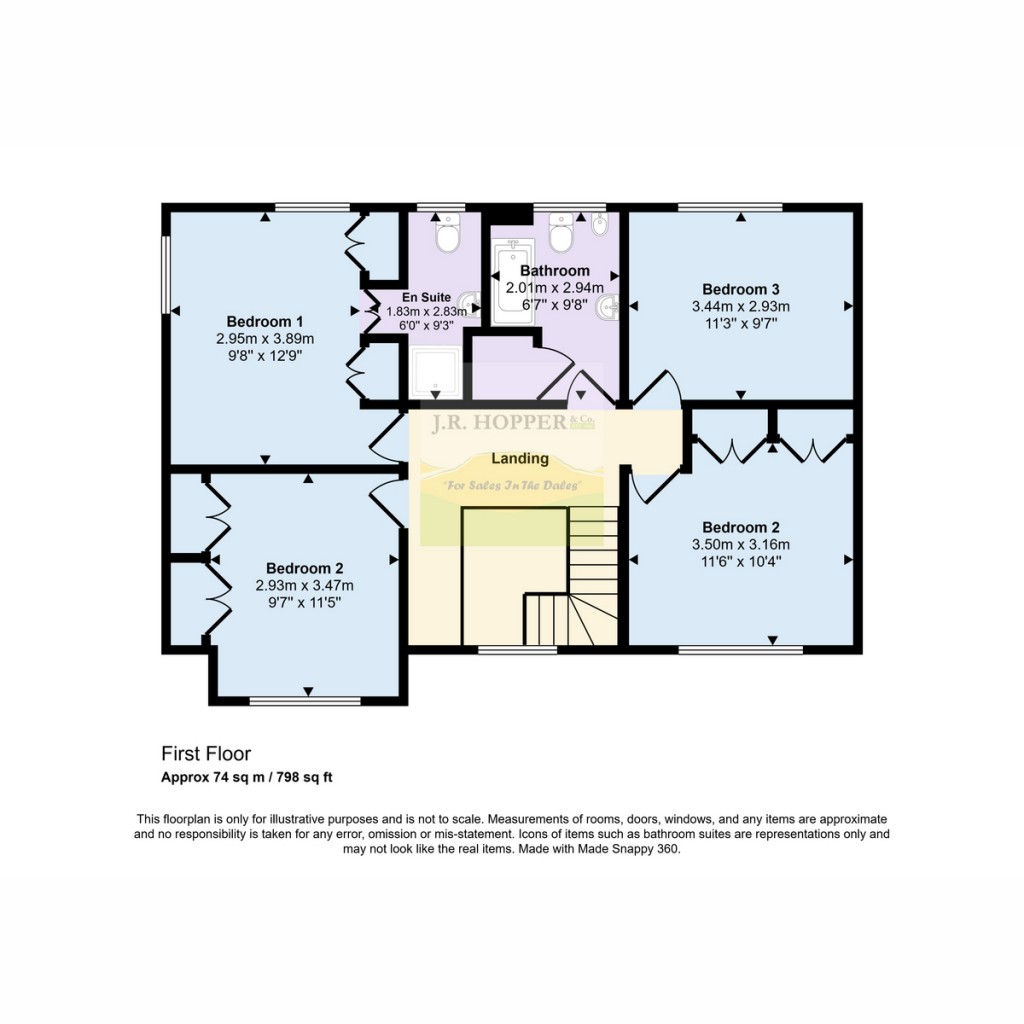 Floorplans For Stonegarth Thirn, Ripon HG4 4AU