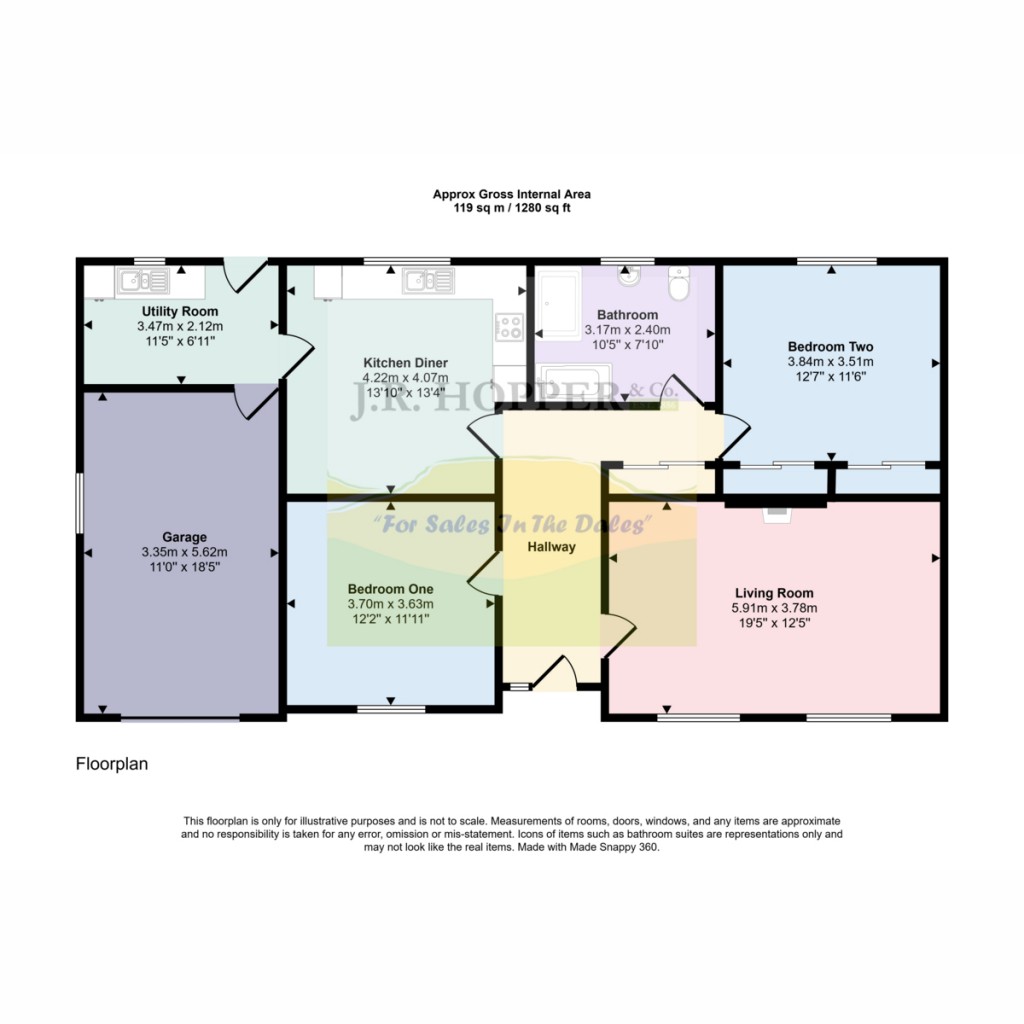 Floorplans For 10 Manor Court, Kirkby Stephen CA17 4SJ