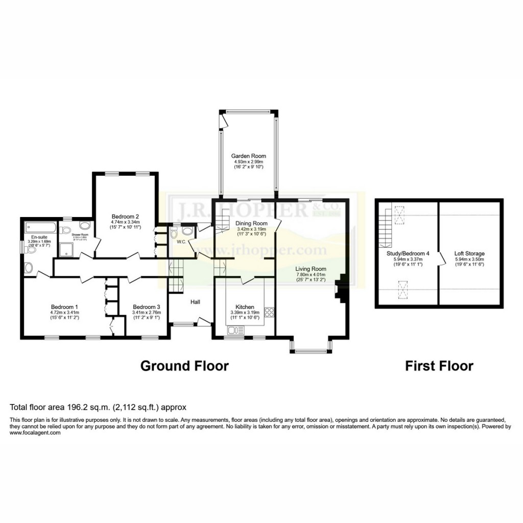 Floorplans For Kingsley Drive, Middleham, DL8 4