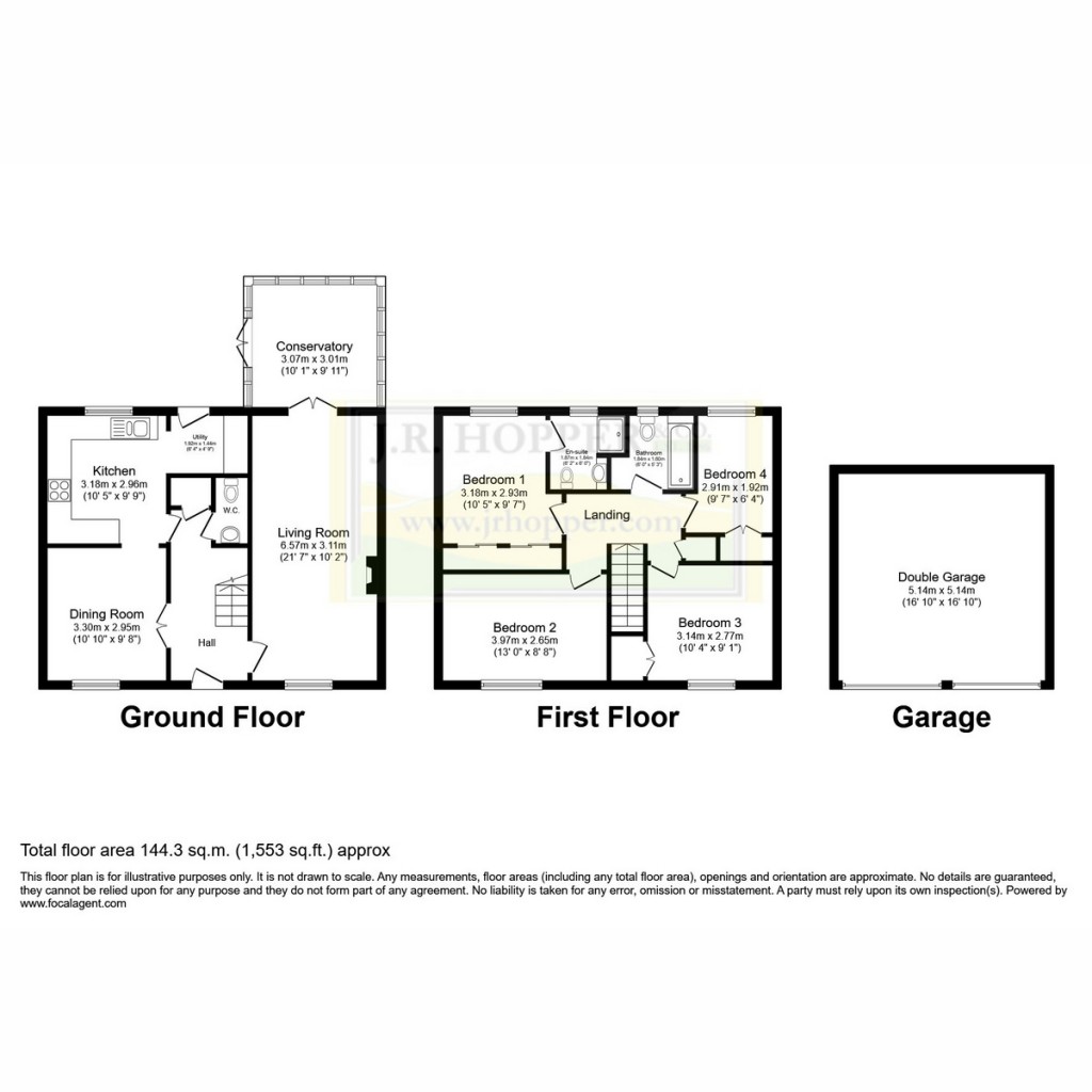 Floorplans For 84 Dale Grove, Leyburn DL8 5GA