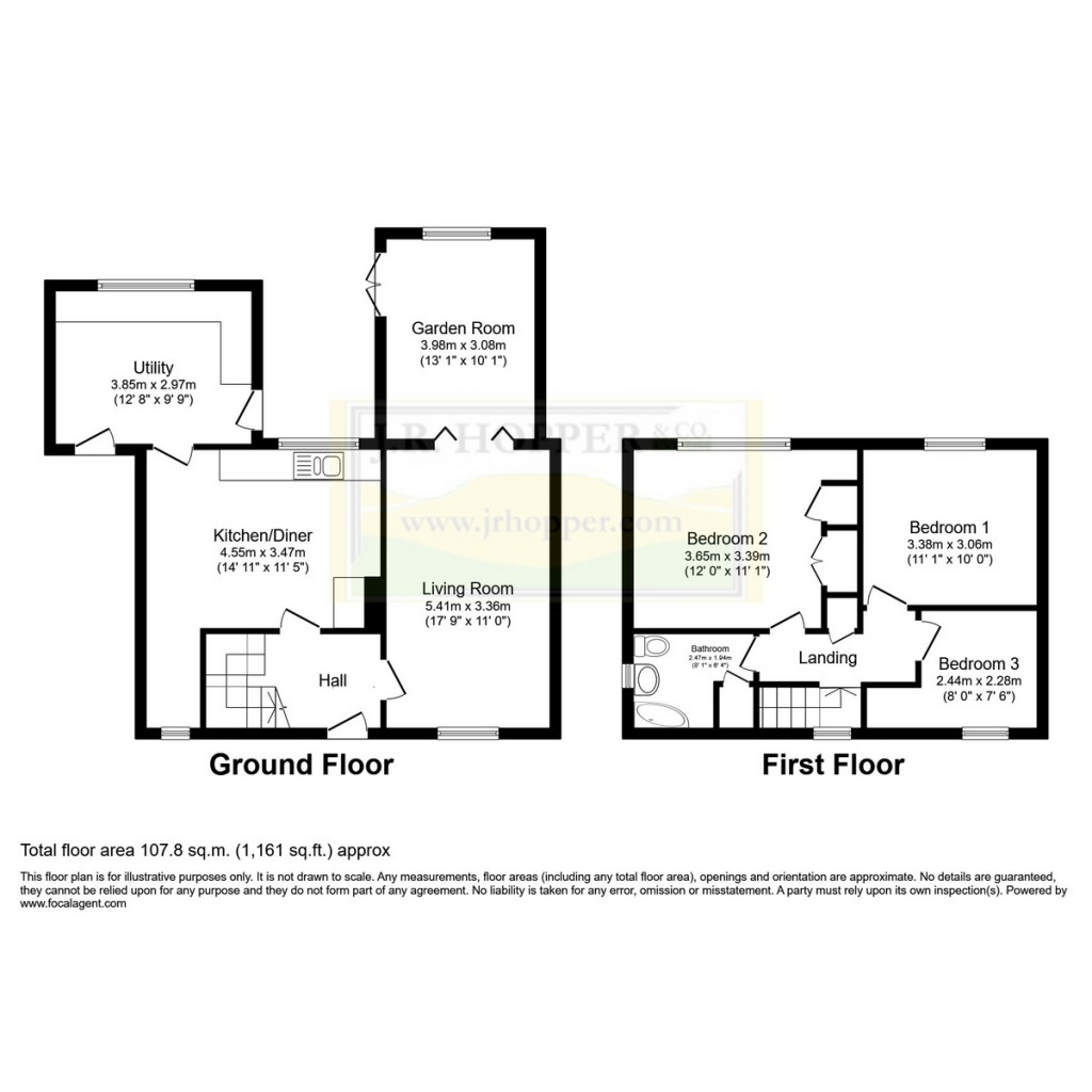 Floorplans For Westgarth Road, Kirkby Stephen, CA17 4