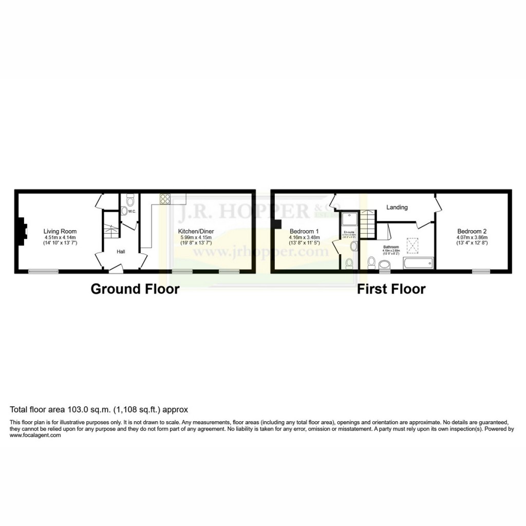 Floorplans For Broadley Court, Leyburn, DL8 5