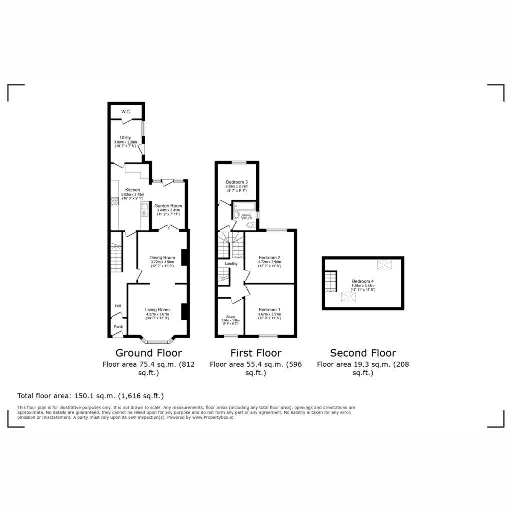Floorplans For 6 The Mount, Leyburn DL8 5JA