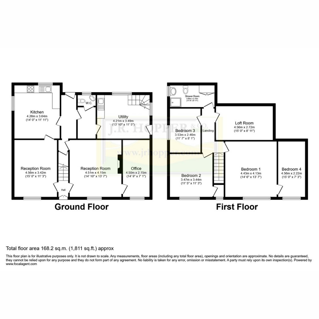 Floorplans For Kirkbank House Bellerby, Leyburn DL8 5QP