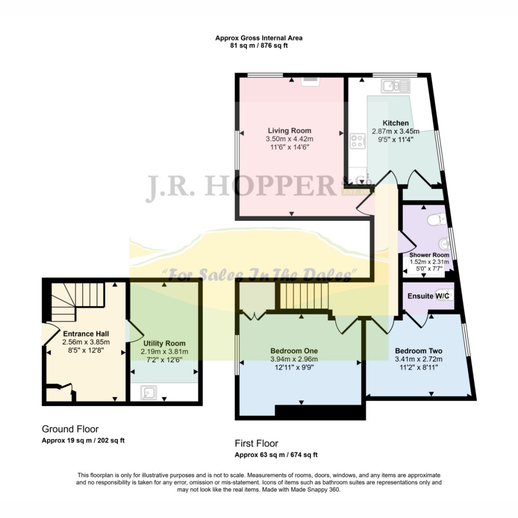 Floorplans For Rowan House Station Road, Leyburn DL8 3HZ
