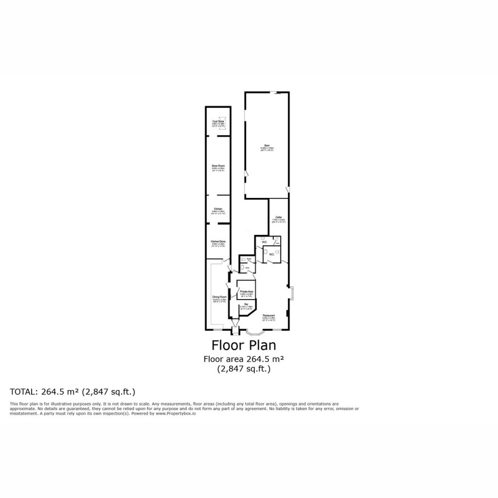 Floorplans For Golden Fleece Inn Main Street, Brough CA17 4BL