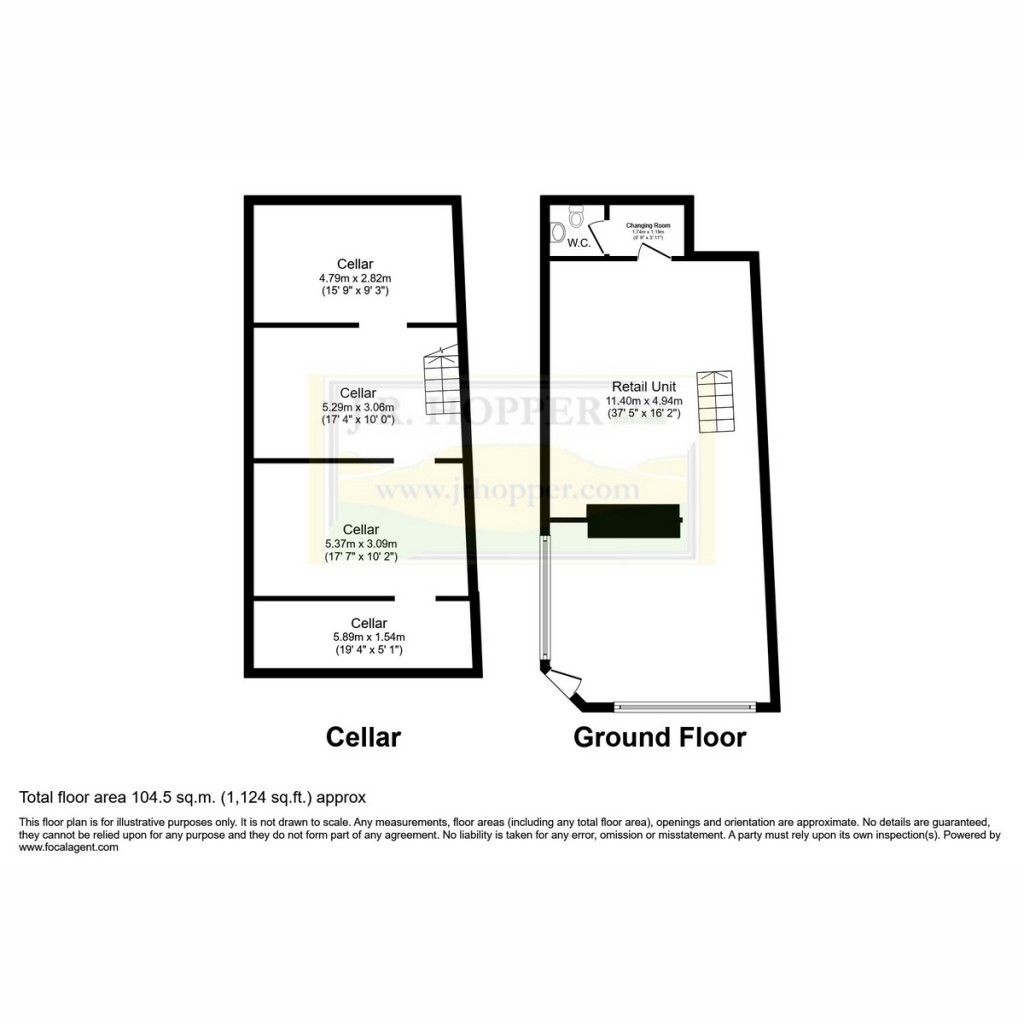Floorplans For Riverside House Town Foot, Hawes DL8 3NH