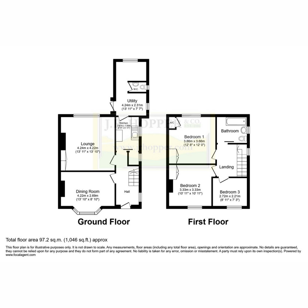 Floorplans For Hazel End Carperby, Leyburn DL8 4DE
